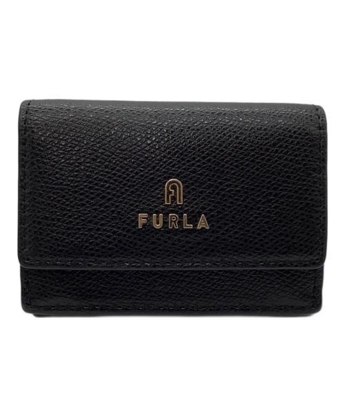 FURLA（フルラ）FURLA (フルラ) ミニ3つ折り財布 ブラックの古着・服飾アイテム