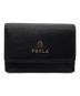 FURLA（フルラ）の古着「ミニ3つ折り財布」｜ブラック