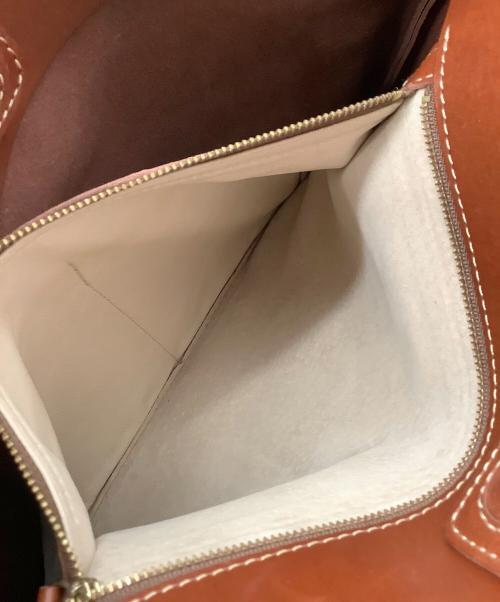 土屋鞄（ツチヤカバン）土屋鞄 (ツチヤカバン) レザーショルダーバッグ ブラウンの古着・服飾アイテム