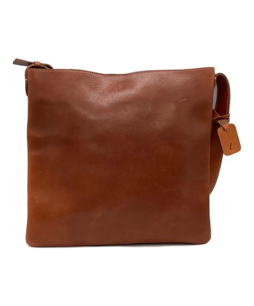 土屋鞄（ツチヤカバン）土屋鞄 (ツチヤカバン) レザーショルダーバッグ ブラウンの古着・服飾アイテム