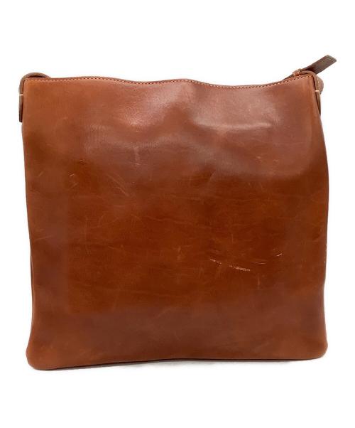 土屋鞄（ツチヤカバン）土屋鞄 (ツチヤカバン) レザーショルダーバッグ ブラウンの古着・服飾アイテム