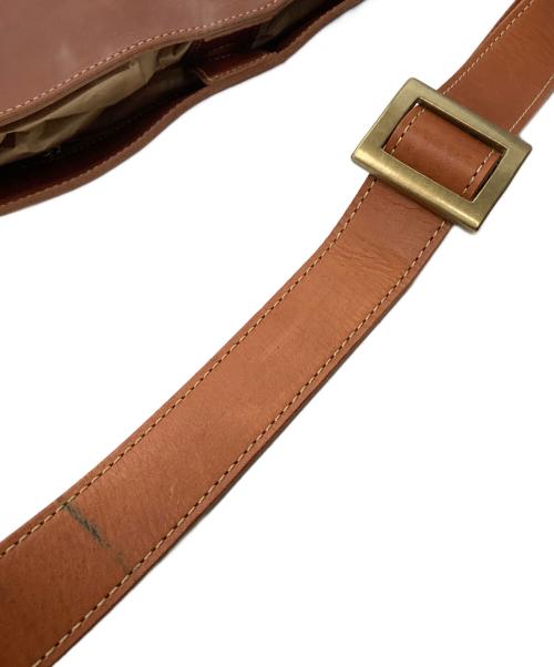 土屋鞄（ツチヤカバン）土屋鞄 (ツチヤカバン) レザーショルダーバッグ ブラウンの古着・服飾アイテム