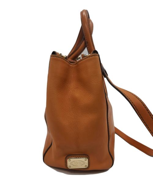 TOD'S（トッズ）TOD'S (トッズ) 2WAYバッグ ブラウンの古着・服飾アイテム