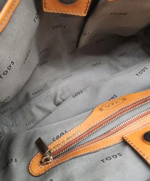 TOD'S（トッズ）TOD'S (トッズ) 2WAYバッグ ブラウンの古着・服飾アイテム