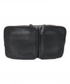 土屋鞄ツチヤカバン）の古着「ビークル トリジップボディーバッグ」｜ブラック