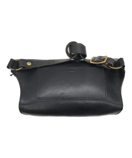 Herz（ヘルツ）Herz (ヘルツ) ボディバッグ　立体マチ・ボディバッグ ブラックの古着・服飾アイテム