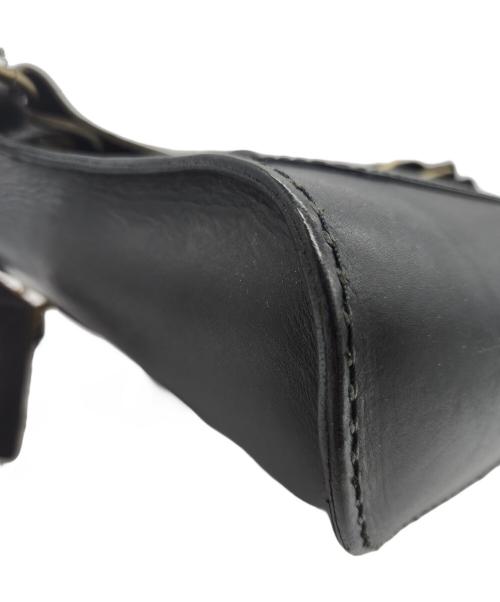 Herz（ヘルツ）Herz (ヘルツ) ボディバッグ　立体マチ・ボディバッグ ブラックの古着・服飾アイテム