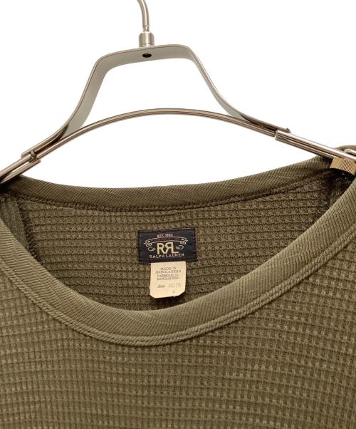 RRL（ダブルアールエル）RRL (ダブルアールエル) ワッフルカットソー オリーブ サイズ:XXLの古着・服飾アイテム