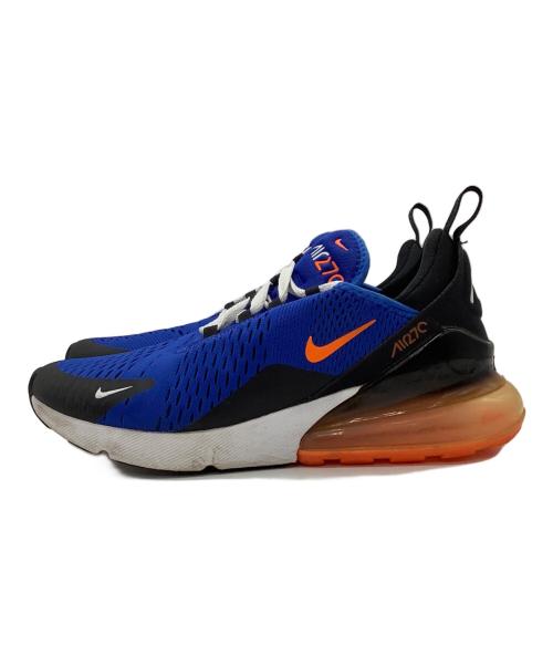 NIKE（ナイキ）NIKE (ナイキ) AIR MAX 270 ブルー×オレンジ サイズ:26.5の古着・服飾アイテム