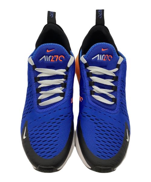 NIKE（ナイキ）NIKE (ナイキ) AIR MAX 270 ブルー×オレンジ サイズ:26.5の古着・服飾アイテム