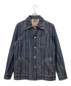 BURBERRY BLUE LABELバーバリーロンドンブルーレーベル）の古着「デニムカバーオール」｜インディゴ