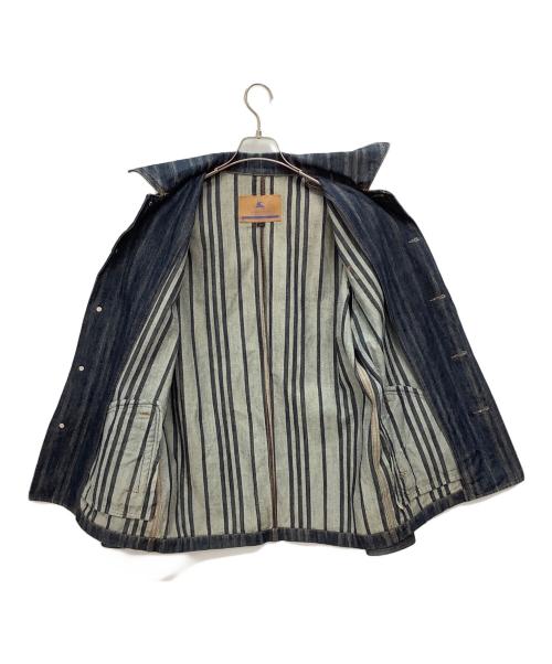 BURBERRY BLUE LABEL（バーバリー ブルー レーベル）BURBERRY BLUE LABEL (バーバリーロンドンブルーレーベル) デニムカバーオール インディゴ サイズ:Lの古着・服飾アイテム