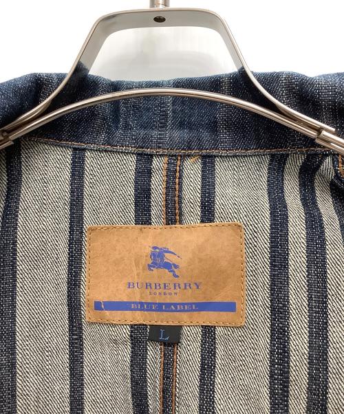 BURBERRY BLUE LABEL（バーバリー ブルー レーベル）BURBERRY BLUE LABEL (バーバリーロンドンブルーレーベル) デニムカバーオール インディゴ サイズ:Lの古着・服飾アイテム
