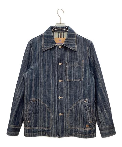 BURBERRY BLUE LABEL（バーバリー ブルー レーベル）BURBERRY BLUE LABEL (バーバリーロンドンブルーレーベル) デニムカバーオール インディゴ サイズ:Lの古着・服飾アイテム