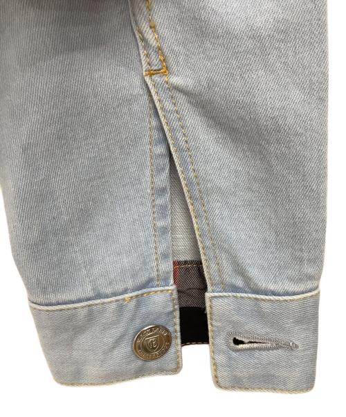 BLACK LABEL CRESTBRIDGE（ブラックレーベル クレストブリッジ）BLACK LABEL CRESTBRIDGE (ブラックレーベル クレストブリッジ) デニムトラッカージャケット スカイブルー サイズ:Mの古着・服飾アイテム