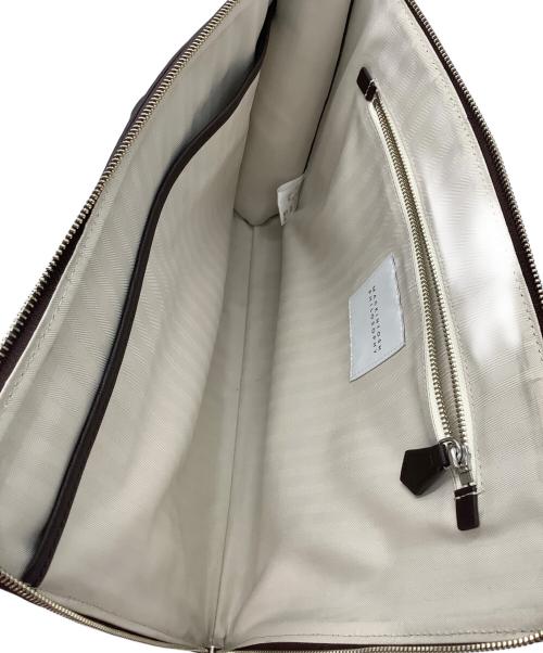 MACKINTOSH PHILOSOPHY（マッキントッシュ フィロソフィー）MACKINTOSH PHILOSOPHY (マッキントッシュ フィロソフィー) サフィアーレザースモールブリーフケース ブラウンの古着・服飾アイテム