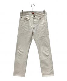 RESOLUTE（リゾルト）の古着「ホワイトデニムパンツ」｜ホワイト