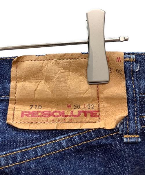 RESOLUTE（リゾルト）RESOLUTE (リゾルト) 710 セルビッチデニムパンツ インディゴ サイズ:W30×L32の古着・服飾アイテム