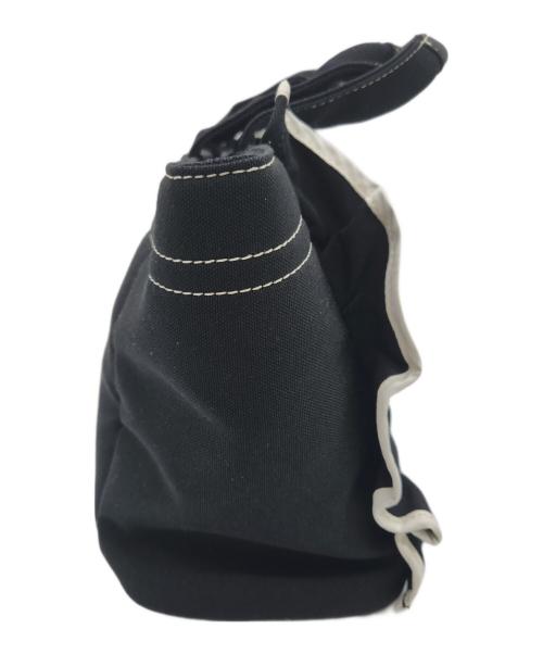 JILL BY JILLSTUART（ジル バイ ジルスチュアート）JILL BY JILLSTUART (ジル バイ ジルスチュアート) フリルトートバッグ ブラックの古着・服飾アイテム