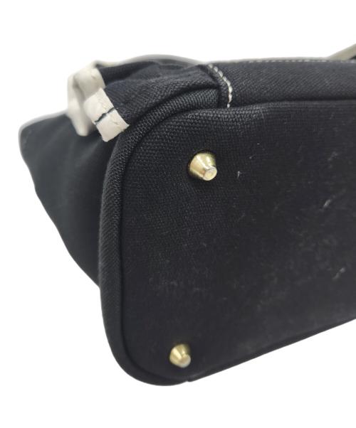 JILL BY JILLSTUART（ジル バイ ジルスチュアート）JILL BY JILLSTUART (ジル バイ ジルスチュアート) フリルトートバッグ ブラックの古着・服飾アイテム