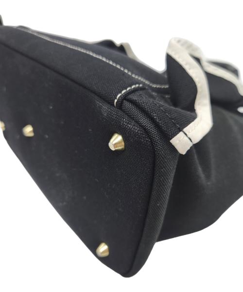 JILL BY JILLSTUART（ジル バイ ジルスチュアート）JILL BY JILLSTUART (ジル バイ ジルスチュアート) フリルトートバッグ ブラックの古着・服飾アイテム