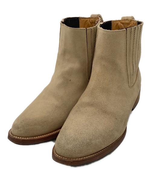 Caminando（カミナンド）Caminando (カミナンド) スウェードサイドゴアブーツ ベージュ サイズ:US 8の古着・服飾アイテム