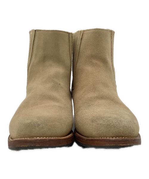 Caminando（カミナンド）Caminando (カミナンド) スウェードサイドゴアブーツ ベージュ サイズ:US 8の古着・服飾アイテム