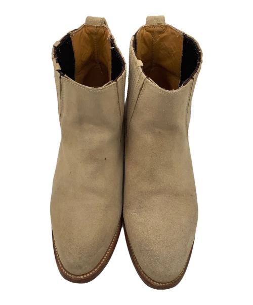 Caminando（カミナンド）Caminando (カミナンド) スウェードサイドゴアブーツ ベージュ サイズ:US 8の古着・服飾アイテム