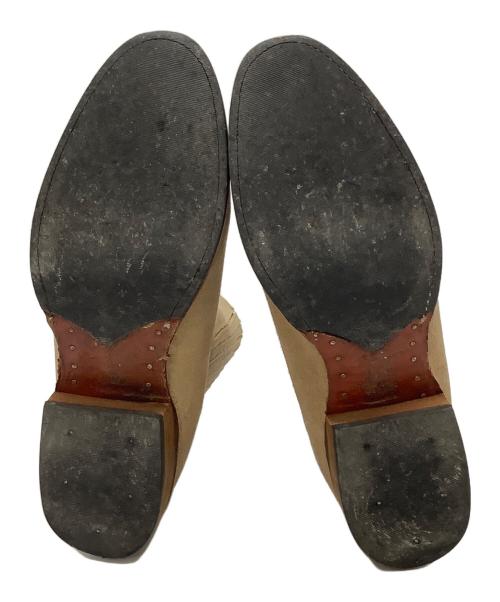 Caminando（カミナンド）Caminando (カミナンド) スウェードサイドゴアブーツ ベージュ サイズ:US 8の古着・服飾アイテム