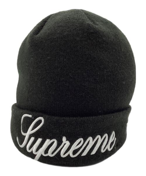 SUPREME（シュプリーム）Supreme (シュプリーム) New Era (ニューエラ) Script Beanie ブラックの古着・服飾アイテム