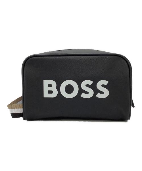 HUGO BOSS（ヒューゴ ボス）HUGO BOSS (ヒューゴ ボス) セカンドバッグ ブラックの古着・服飾アイテム