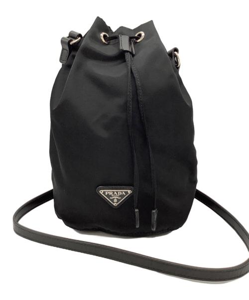 PRADA（プラダ）PRADA (プラダ) Re-Nylon ポーチ ブラックの古着・服飾アイテム