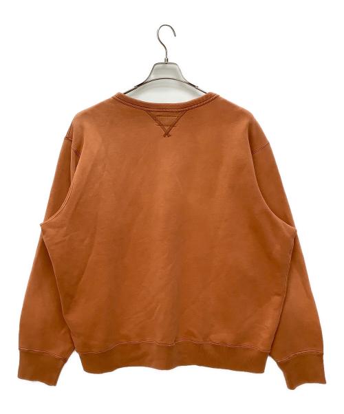 RRL（ダブルアールエル）RRL (ダブルアールエル) ランチ ロゴ スウェットシャツ ヴィンテージオレンジ サイズ:XXLの古着・服飾アイテム