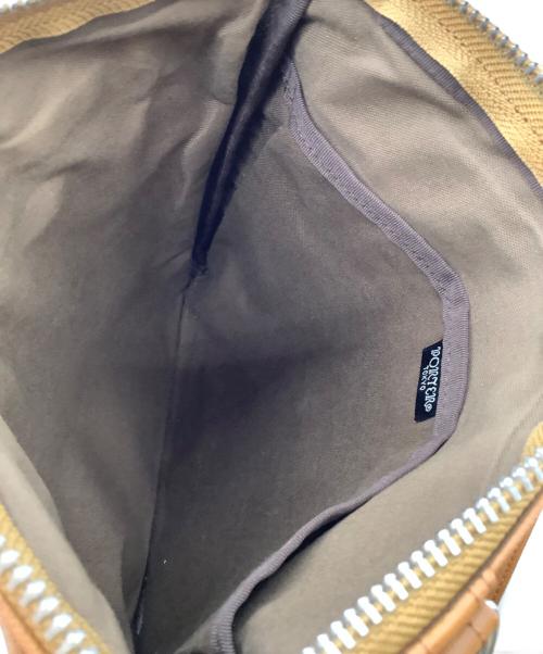 PORTER（ポーター）PORTER (ポーター) SHOULDER BAG(M)FREE STYLE キャメルの古着・服飾アイテム