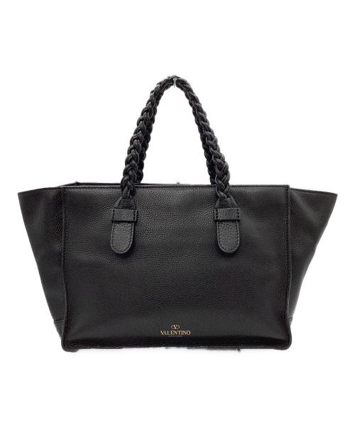 VALENTINO GARAVANI（ヴァレンティノ・ガラヴァーニ）VALENTINO GARAVANI (ヴァレンティノ・ガラヴァーニ) トートバッグ ブラックの古着・服飾アイテム