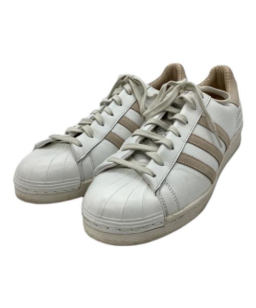 adidas Originals（アディダスオリジナル）adidas Originals (アディダスオリジナル) Superstar Lux ホワイト×ベージュ サイズ:29.5の古着・服飾アイテム