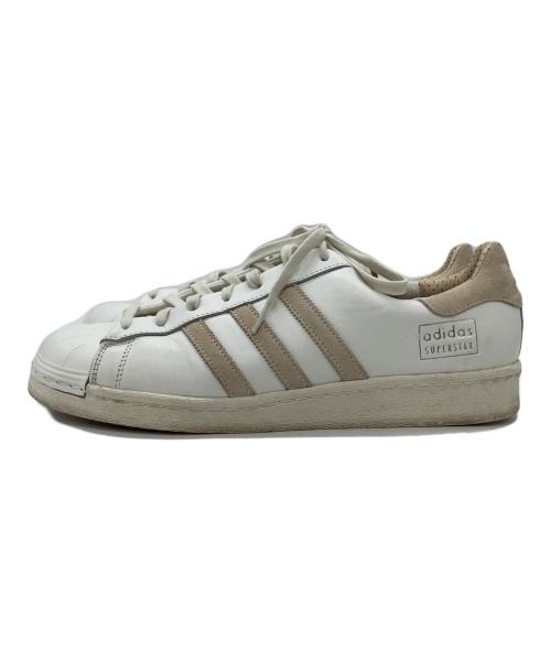 adidas Originals（アディダスオリジナル）adidas Originals (アディダスオリジナル) Superstar Lux ホワイト×ベージュ サイズ:29.5の古着・服飾アイテム