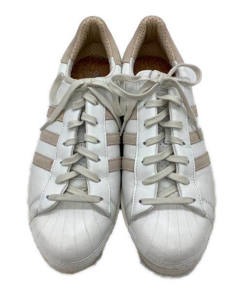 adidas Originals（アディダスオリジナル）adidas Originals (アディダスオリジナル) Superstar Lux ホワイト×ベージュ サイズ:29.5の古着・服飾アイテム
