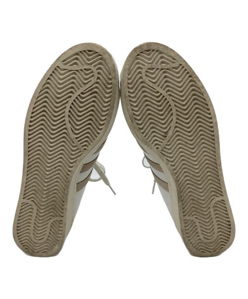 adidas Originals（アディダスオリジナル）adidas Originals (アディダスオリジナル) Superstar Lux ホワイト×ベージュ サイズ:29.5の古着・服飾アイテム