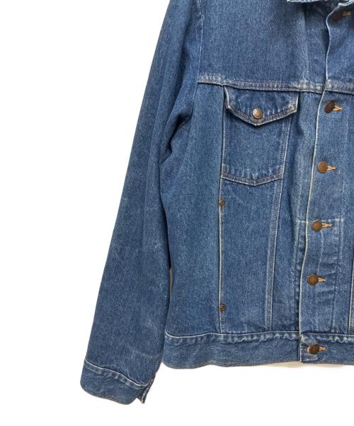 RUSTLER（ラスラー）RUSTLER (ラスラー) 80s USA製 79111PW デニムトラッカージャケット インディゴ サイズ:Lの古着・服飾アイテム