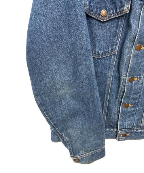 RUSTLER（ラスラー）RUSTLER (ラスラー) 80s USA製 79111PW デニムトラッカージャケット インディゴ サイズ:Lの古着・服飾アイテム
