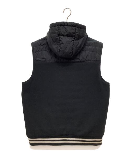 POLO RALPH LAUREN（ポロ・ラルフローレン）POLO RALPH LAUREN (ポロ・ラルフローレン) 中綿切替フーディベスト ブラック サイズ:Lの古着・服飾アイテム