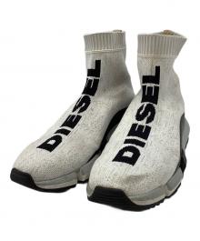 DIESEL（ディーゼル）の古着「ソックススニーカー」｜ホワイト×ブラック