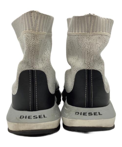 DIESEL（ディーゼル）DIESEL (ディーゼル) ソックススニーカー ホワイト×ブラック サイズ:27の古着・服飾アイテム