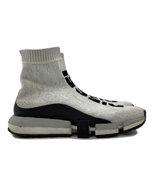 DIESEL（ディーゼル）DIESEL (ディーゼル) ソックススニーカー ホワイト×ブラック サイズ:27の古着・服飾アイテム