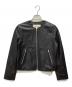 RAY BEAMS（レイ ビームス）の古着「シングルライダースジャケット」｜ブラック