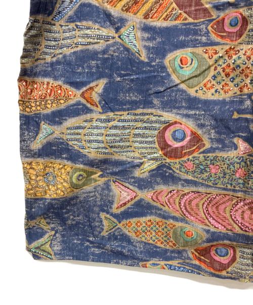 reyn spooner（レイン スプナー）reyn spooner (レイン スプナー) 90s コットン 半袖シャツ ブルー×ピンク サイズ:Lの古着・服飾アイテム