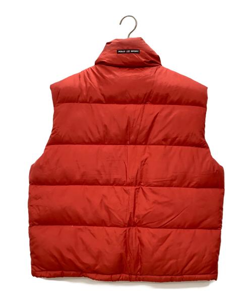 POLO SPORT（ポロスポーツ）POLO SPORT (ポロスポーツ) 90s ダウンベスト レッド サイズ:Lの古着・服飾アイテム