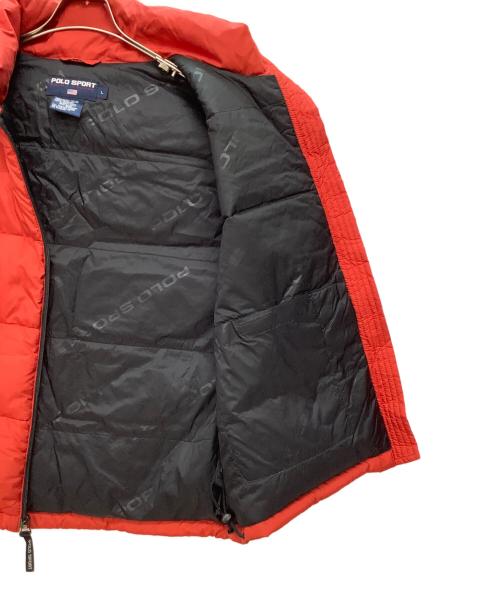 POLO SPORT（ポロスポーツ）POLO SPORT (ポロスポーツ) 90s ダウンベスト レッド サイズ:Lの古着・服飾アイテム