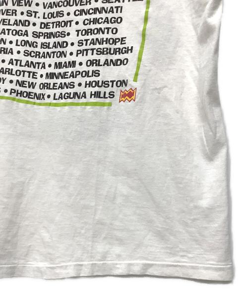 Hanes（ヘインズ）Hanes (ヘインズ) 1992年 LOLLAPALOOZA プリントTシャツ ホワイト×パープル サイズ:XL 46-48の古着・服飾アイテム